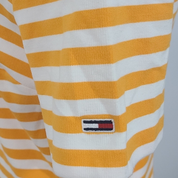 NWT Tommy Classics Bodycon Dress Radiant Yellow - Picture 3 of 4